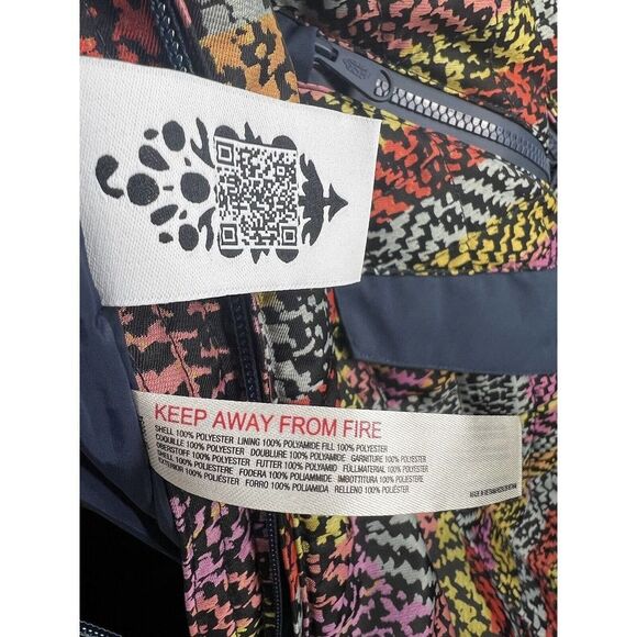 Free People Movement All Prepped Jacquard Ski Suit Size Xlarge Hooded - Picture 15 of 16